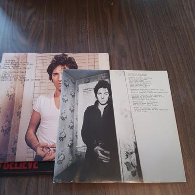 LOT 210: Set of (5) Vintage Bruce Springsteen LPs