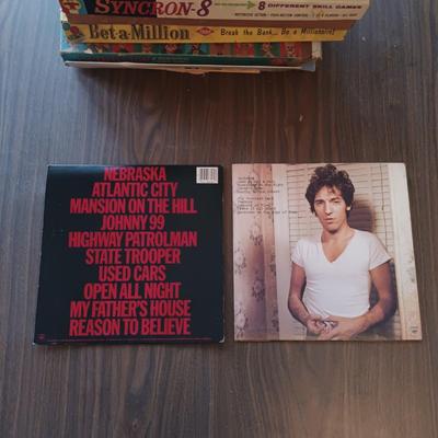 LOT 210: Set of (5) Vintage Bruce Springsteen LPs