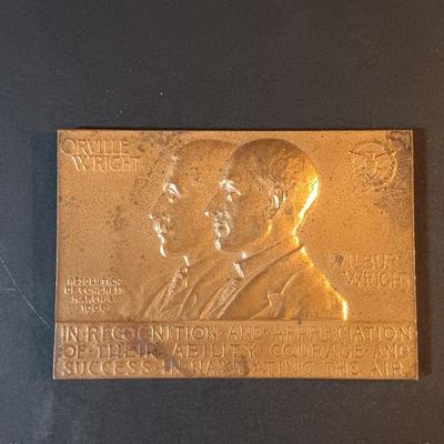 LOT 211: Set of(6) Bronze Medals- Wright Brothers 1909 Congressional Medal, 1933 Chicago World's Fair, 1961 Eva Adam's & More