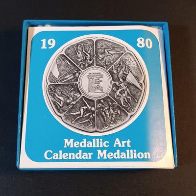 LOT 213: Set of (6) Bronze Medals- Alsace Medal, 1955 American Society of Engineers, 1980 Winter Olympics & More