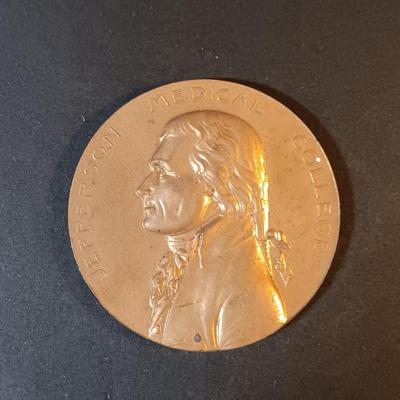 LOT 215: Set of (6) Bronze Medals- 1933 Chicago World's Fair, Jefferson Medical College & More