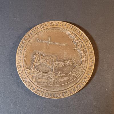 LOT 215: Set of (6) Bronze Medals- 1933 Chicago World's Fair, Jefferson Medical College & More