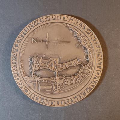 LOT 215: Set of (6) Bronze Medals- 1933 Chicago World's Fair, Jefferson Medical College & More