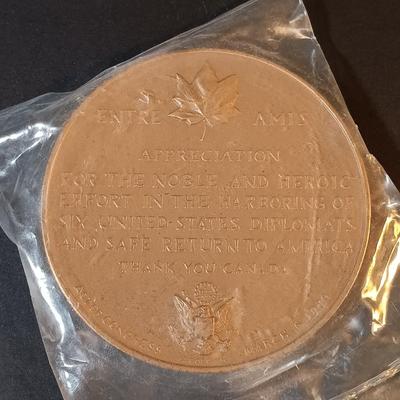 LOT 266: Set of (6) Bronze Medals- Tuskagee Airmen, Norman Borlaug, Kenneth Taylor & More