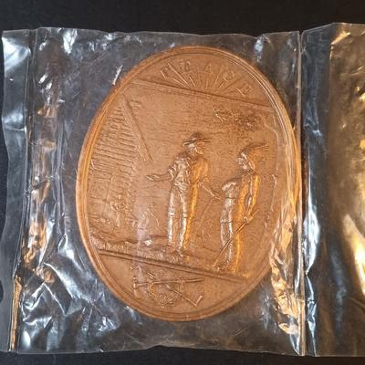 LOT 266: Set of (6) Bronze Medals- Tuskagee Airmen, Norman Borlaug, Kenneth Taylor & More