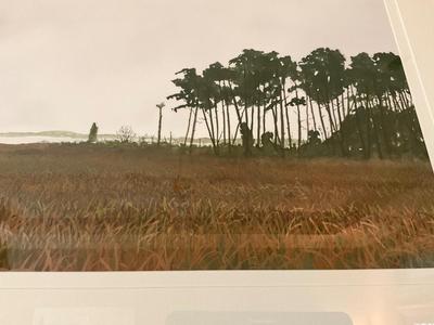 L614 Original Watercolor "Osprey West" by Peter S. Loonam