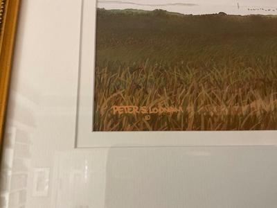 L614 Original Watercolor "Osprey West" by Peter S. Loonam