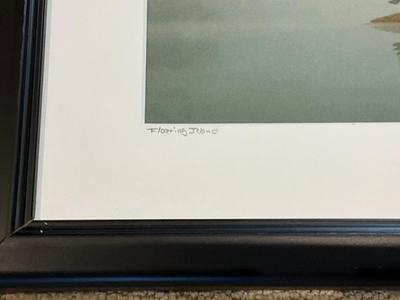 L615 Signed "Floating Island' Print by Deforge