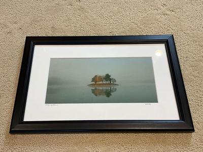 L615 Signed "Floating Island' Print by Deforge