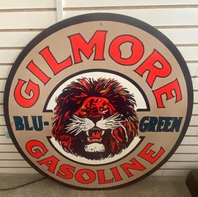 BIG GILMORE GASOLINE SIGN 42”