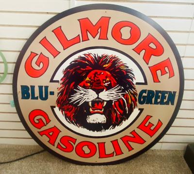 BIG GILMORE GASOLINE SIGN 42”