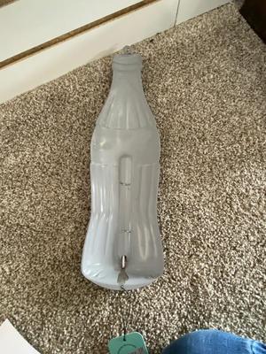 ORIGINAL COCA-COLA THERMOMETER AND TIN ADVERTISING SIGN