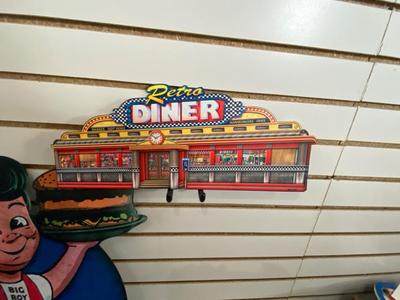 HEAVY BOB’S “BIG BOY” & RETRO DINER REPRO SIGN