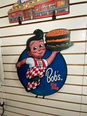 HEAVY BOB’S “BIG BOY” & RETRO DINER REPRO SIGN