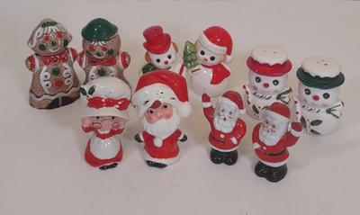LOT 88D: Various Holiday Salt and Pepper Shakers