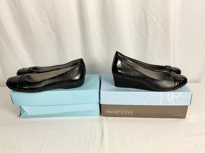 Lot B 462 Two Pair of Life Stride Ladies Shoes (size 9)