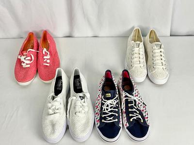 Lot A 466 Four Pair of Keds Sneakers (size 8)