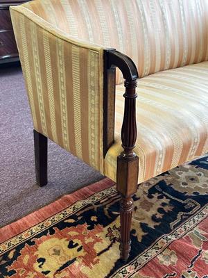 Sheraton Style Upholstery Sofa (See Details)