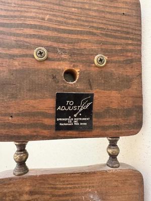 Vintage Springfield Instrument Co. Inc. Barometer