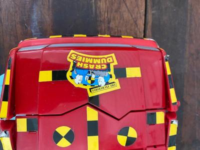 1992 TYCO CRASH TEST, DUMMIES BASH & BOMBER CAR, UNIMAX BUMP AND BUILD CLOWN TOY DEMOLITION CAR