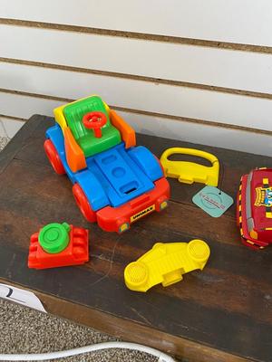 1992 TYCO CRASH TEST, DUMMIES BASH & BOMBER CAR, UNIMAX BUMP AND BUILD CLOWN TOY DEMOLITION CAR
