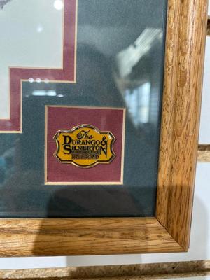 SIGNED AND NUMBERED DURANGO SILVERTON NARROW GUAGE RAILROAD DRAWING