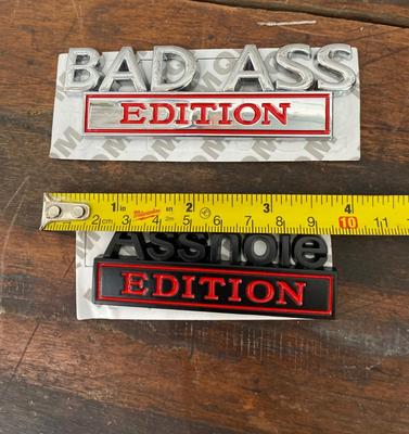 RAT FINK SIGNAGE HOOD ORNAMENT, LICENSE PLATE ACCESSORY, AND CUSTOM METAL DECALS