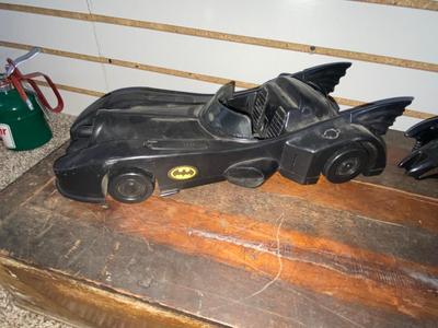1989 DC COMICS TOYBIZ BATMOBILE, 1990 KENNER BATJET