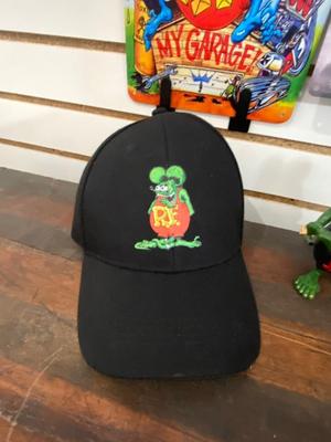 8x12 RAT FINK SIGNS, BALL CAP, AND ACTION FIGURE