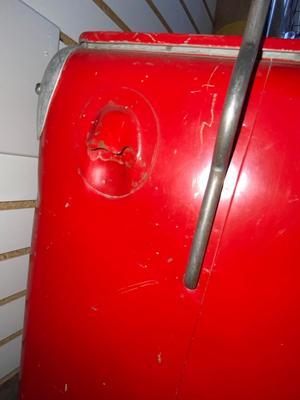 1950’s COCA-COLA GALVANIZED METAL COOLER