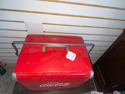 1950’s COCA-COLA GALVANIZED METAL COOLER