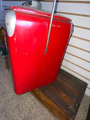 1950’s COCA-COLA GALVANIZED METAL COOLER