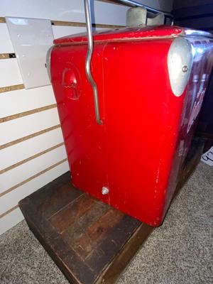 1950’s COCA-COLA GALVANIZED METAL COOLER