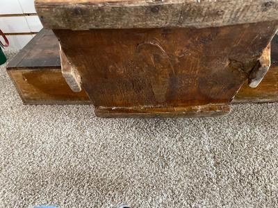 ANTIQUE WOODEN RICE/HARVEST BUCKET