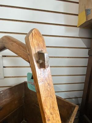 ANTIQUE WOODEN RICE/HARVEST BUCKET