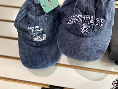 SCRUNCHIES, BALL CAPS, VINYL ALBUM CLOCK, INSURANCE CARD HOLDER AND HOOD ORNAMENT