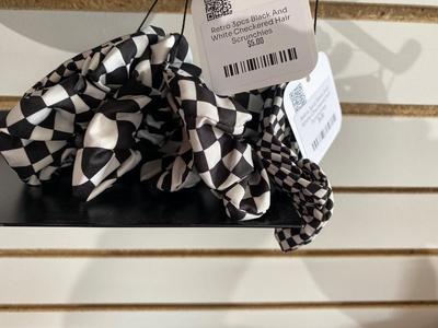 SCRUNCHIES, BALL CAPS, VINYL ALBUM CLOCK, INSURANCE CARD HOLDER AND HOOD ORNAMENT