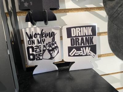 AMERICAN MULTI PURPOSE WALL BRACKET WITH CAN KOOZIES, HATS