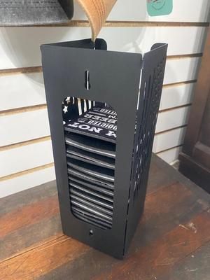 LARGE ASSORTMENT OF CAN COOLERS W/HOLDER, HATS, EMBLEMS AND MORE!
