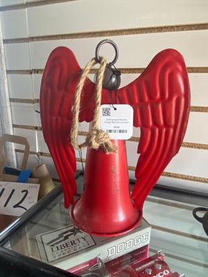ANGEL WIND CHIME/BELL AND A HUMMINGBIRD FEEDER