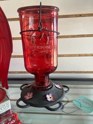 ANGEL WIND CHIME/BELL AND A HUMMINGBIRD FEEDER