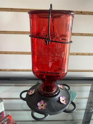 ANGEL WIND CHIME/BELL AND A HUMMINGBIRD FEEDER