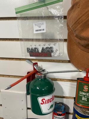 STP OIL CAN AND OTHERS, WITH A VARIETY OF OTHER NEW ITEMS