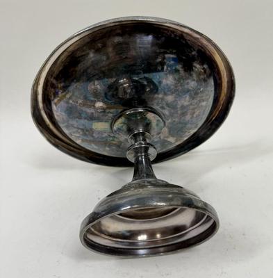 Simpson Hall Miller & Co Treble SilverPlate Victorian Style Pedestal Brides Basket
