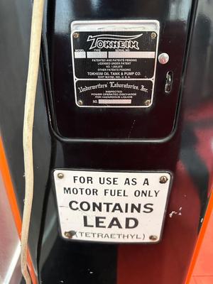 AUTHENTIC RETRO PHILLIPS 66 GAS PUMP WITH GLOBE