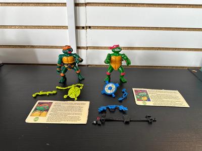 TMNT BREAK FIGHTIN RAPHAEL & ROCK N' ROLL MICHAELANGELO