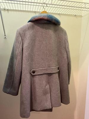 M1587 Ladies Talbots Grey Jacket with Mohair Scarf