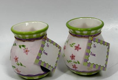 Ceramic Refrigerator Magnet Vases