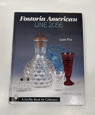 Fostoria American Line 2056 hard cover reference book by Leslie Pina for collectors