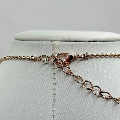 LOT 338J: Betsey Johnson Gold Tone Cat Necklace (19”)